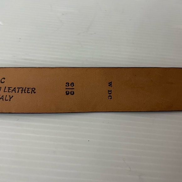 Trafalgar Potomac Brown Italian Leather Belt size 36 NWT - Picture 7 of 9